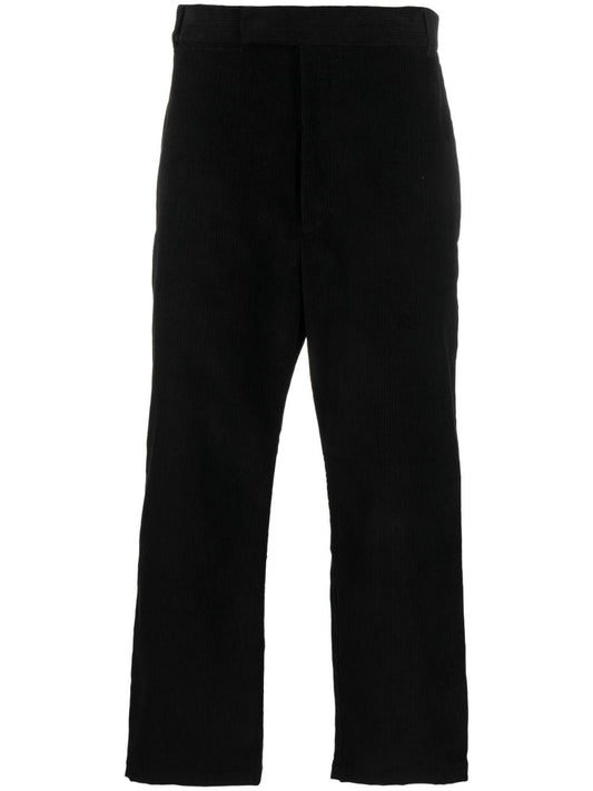 THOM BROWNE UNCONSTRUCTED STRAIGHT LEG SINGLE WELT POCKET TROUSER IN CORDUROY
