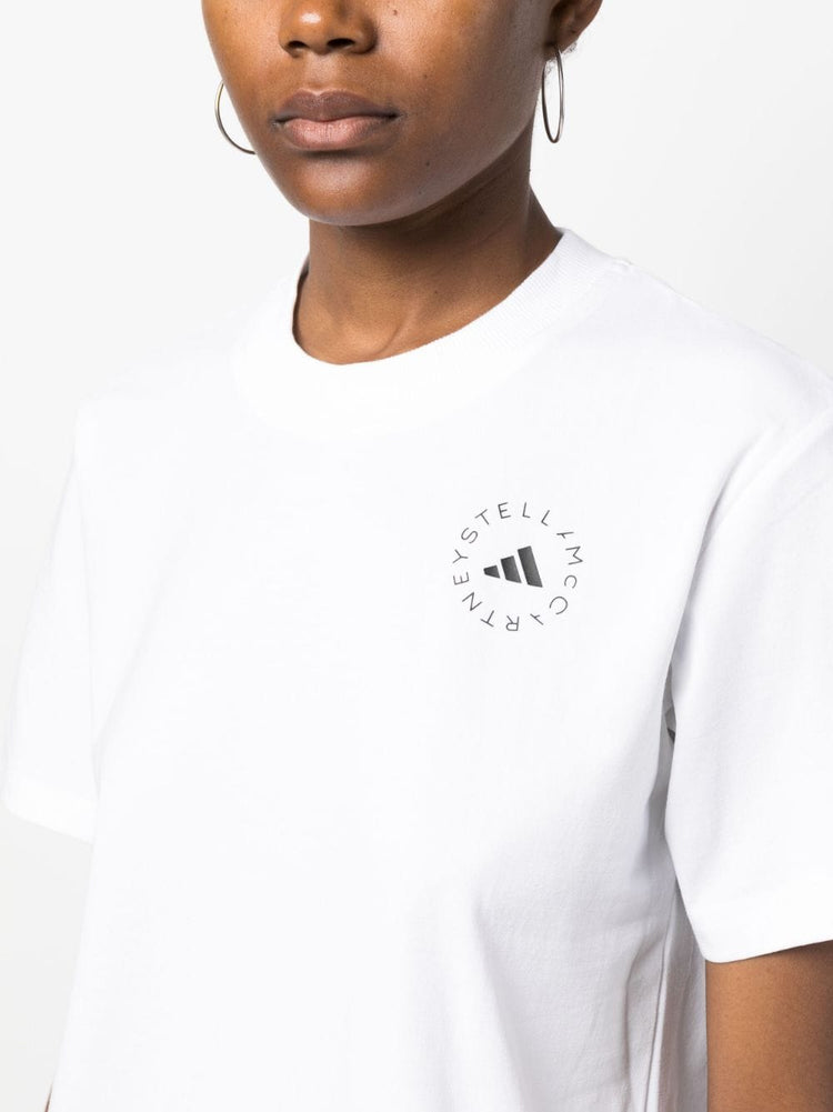 ADIDAS by STELLA McCARTNEY logo-print short-sleeved T-shirt