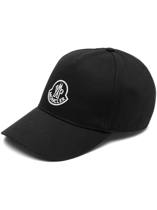 logo-embroidered cotton hat