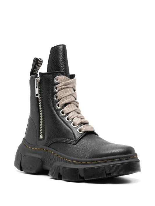 x Rick Owens 1460 leather boots
