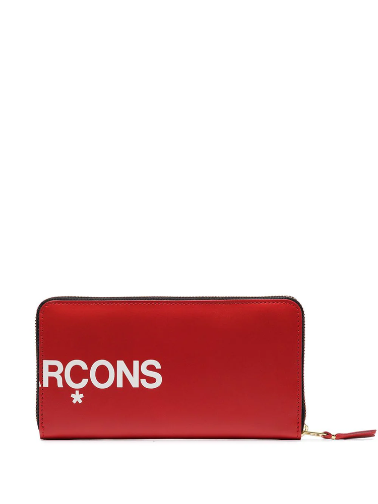 COMME DES GARCONS logo printed wallet