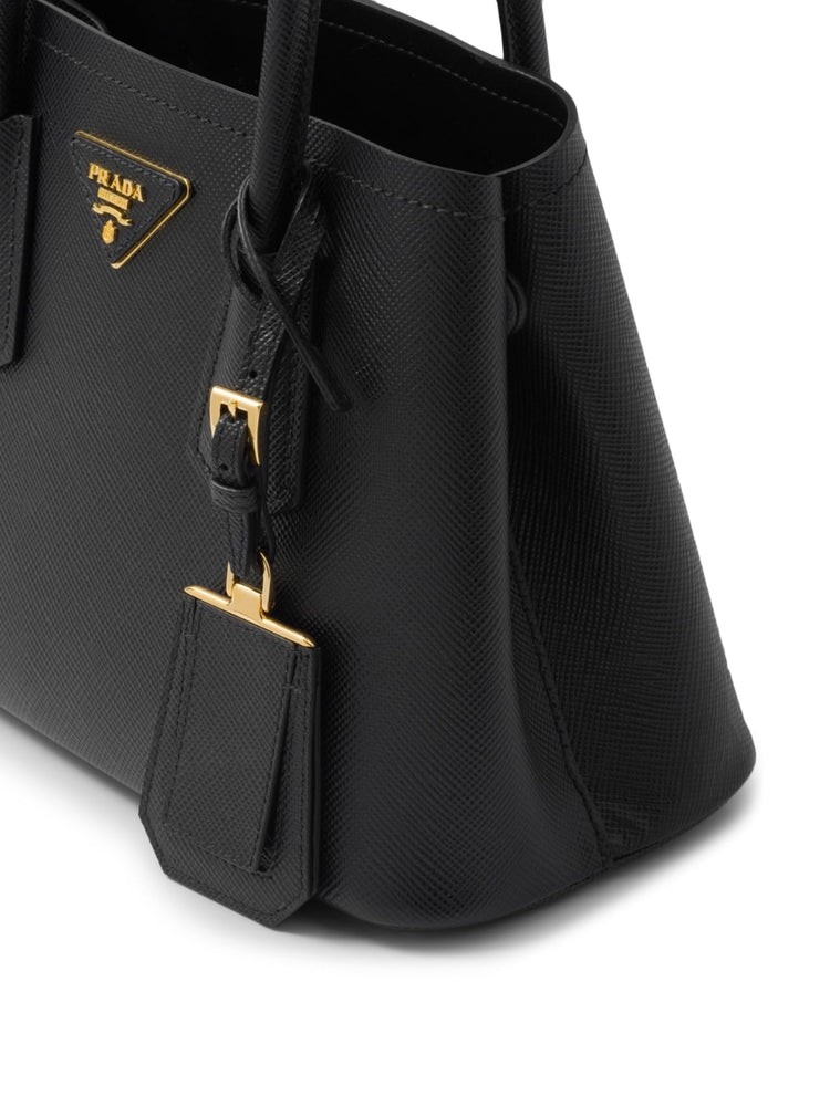 Double Saffiano leather tote bag