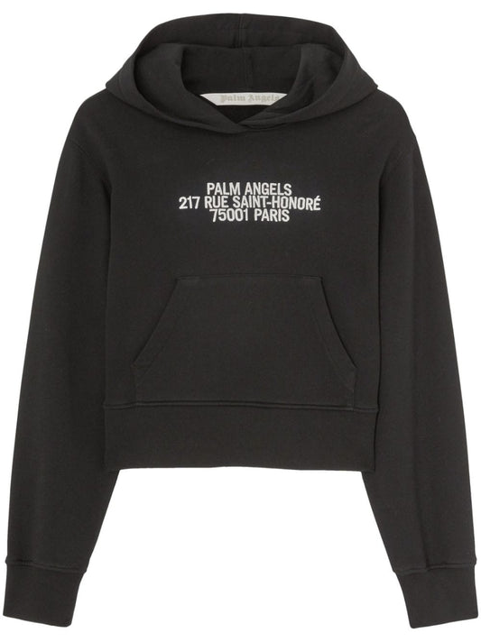 PALM ANGELS 75001 cotton hoodie