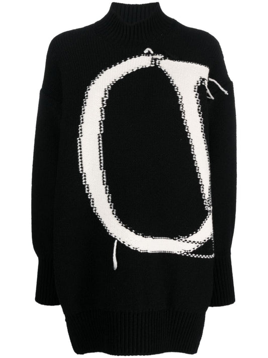 OFF WHITE Ow high-neck wool jumper