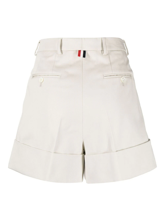 THOM BROWNE high-waist cotton shorts