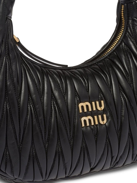 Miu Miu Mini Wander Matelassé Shoulder Bag - Pink for Women