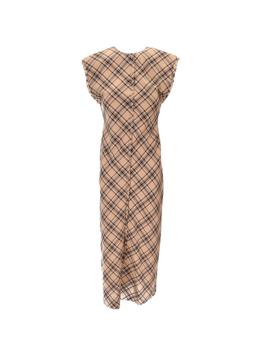 ROBE LONGUE AVEC DETAILS BORDS FRANCS