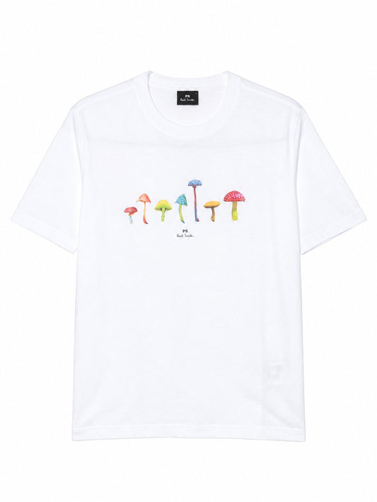 MENS REG FIT T SHIRT MUSHROOMS