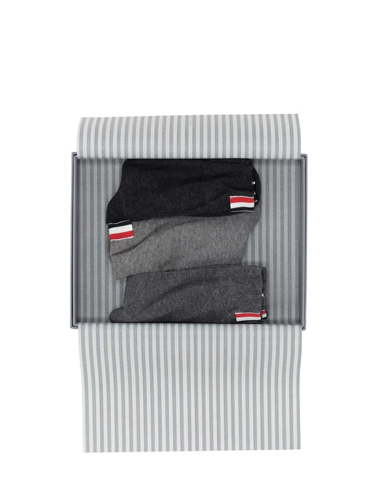 3-PACK ANKLE LENGTH SOCKS W/ RWB TAB IN COTTON