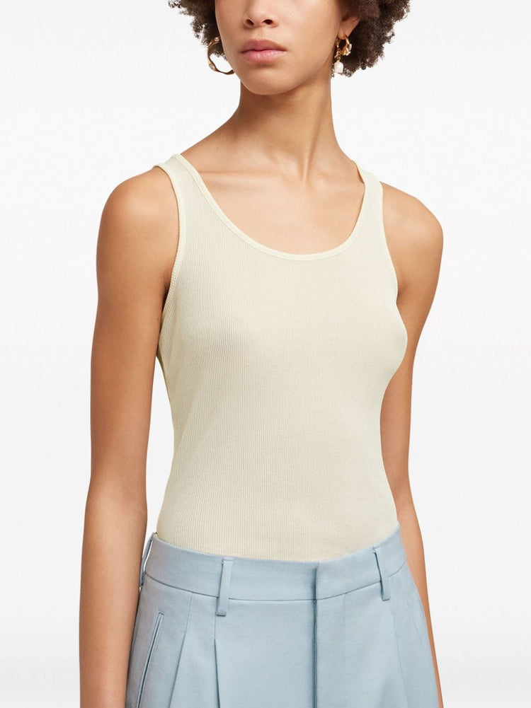 u-neck sleeveless tank top