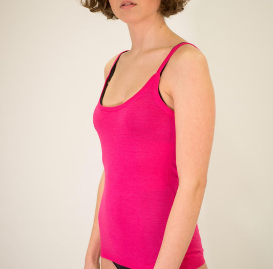 LA ROSE tank fucsia