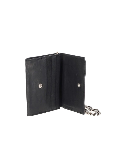 BOJAN SMALL WALLET WITH CHAIN VINTAGE LUX GRAINED