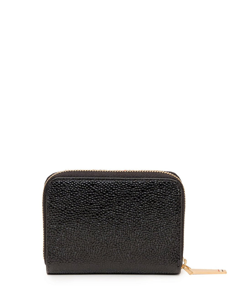 pebble grain zip around wallet