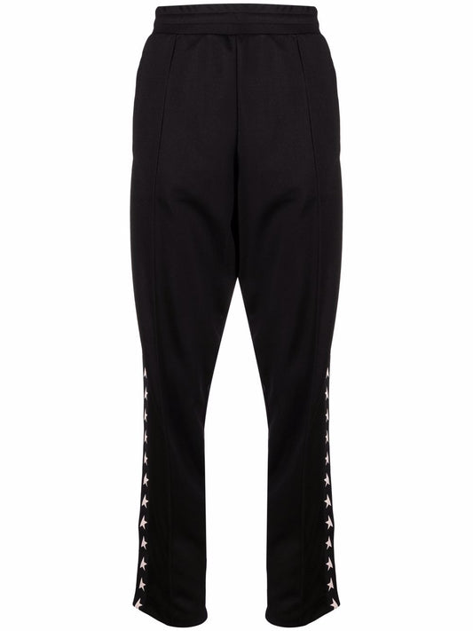 star-print track pants