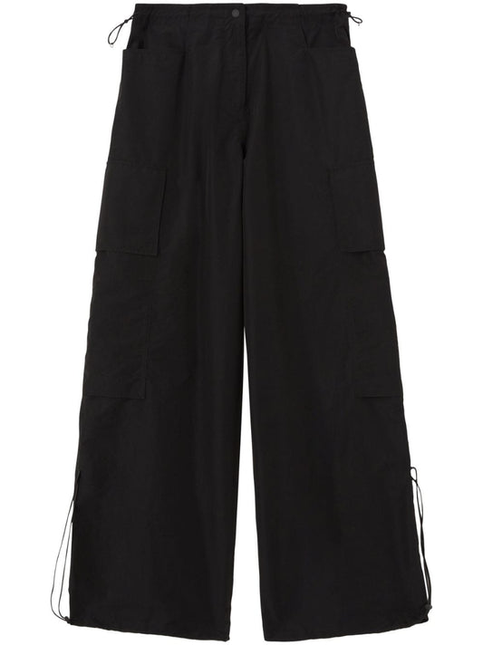 PALM ANGELS high-rise parachute trousers