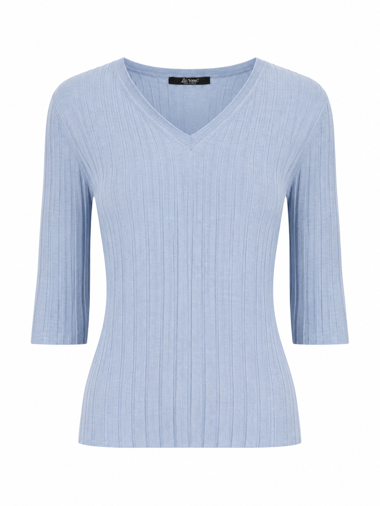 LA ROSE V neck cash/silk cream