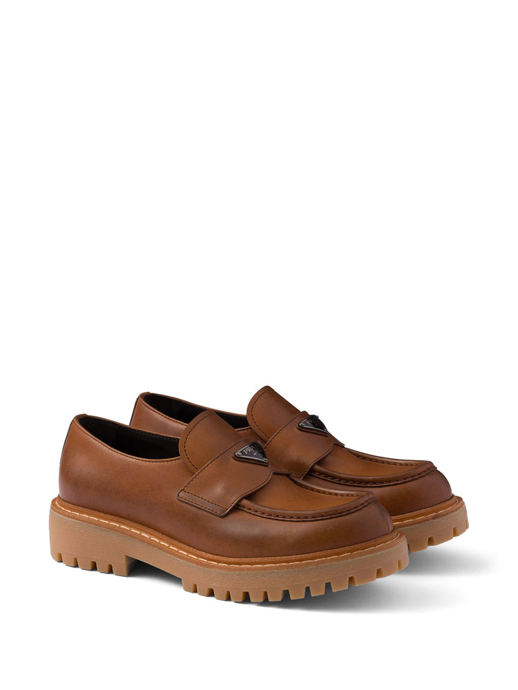 leather loafers