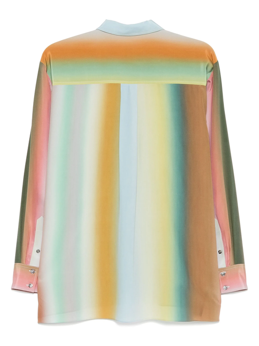 gradient-print shirt