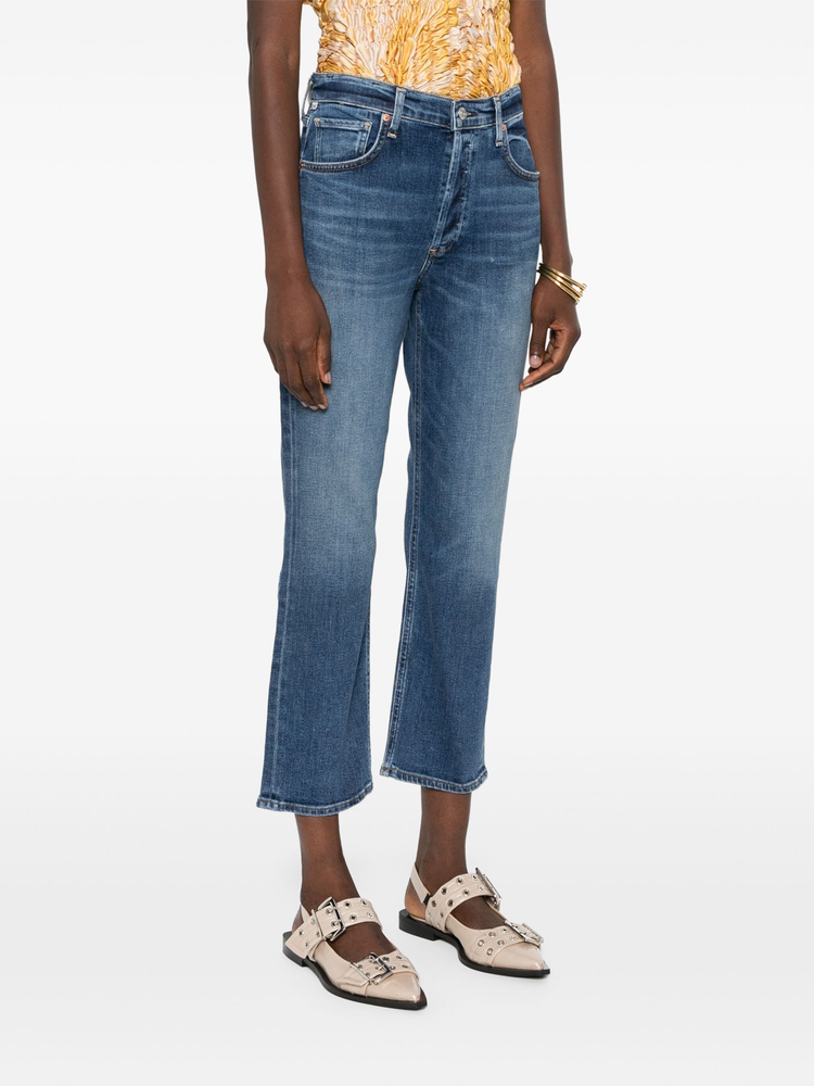 Jolene high-rise slim-cut jeans