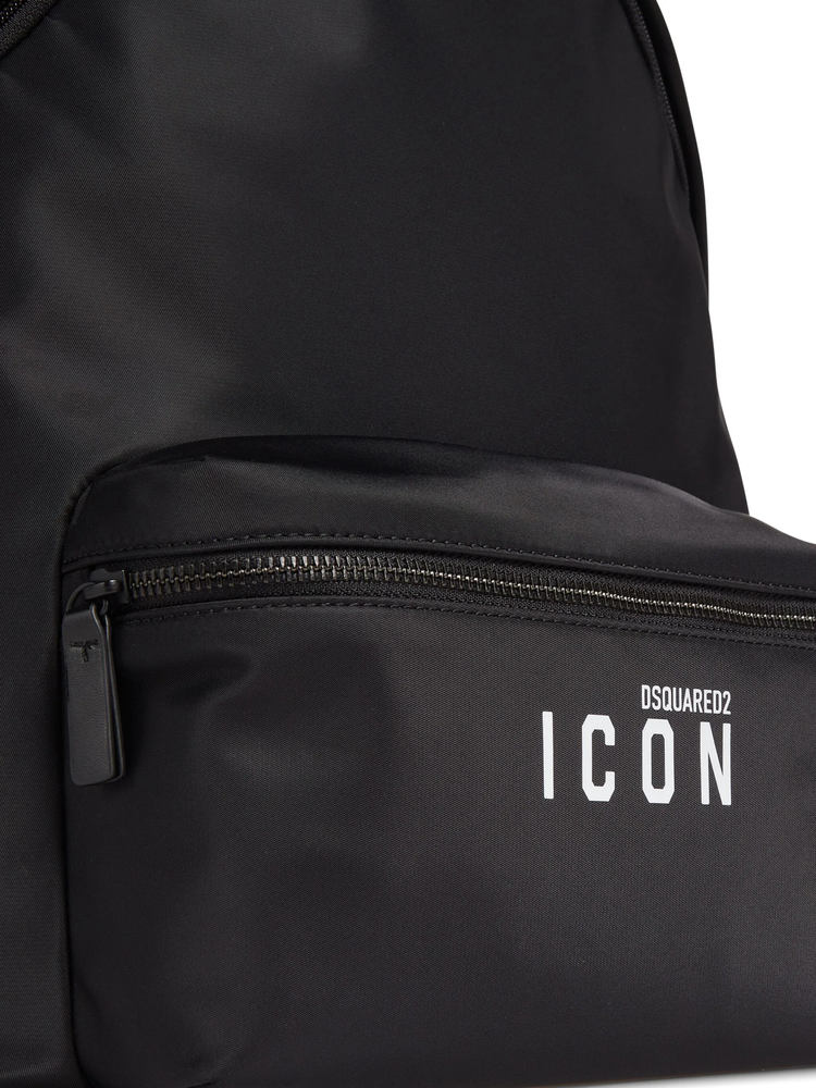 Icon-print backpack