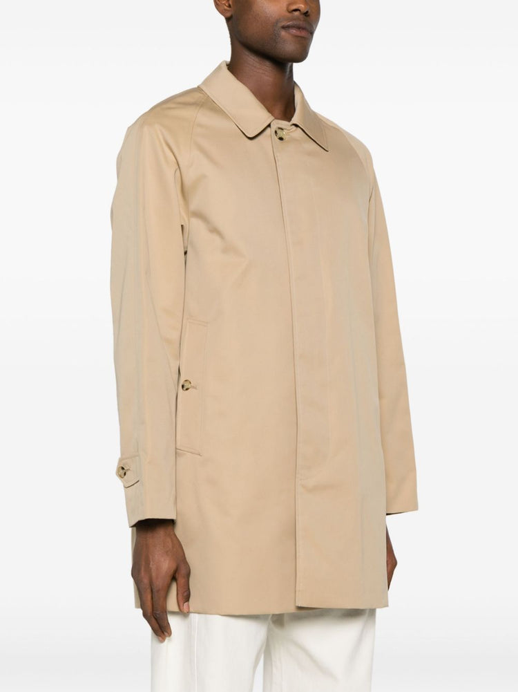 M RW S BREASTED HONEY TRENCH