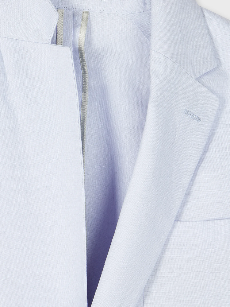linen buttoned jacket