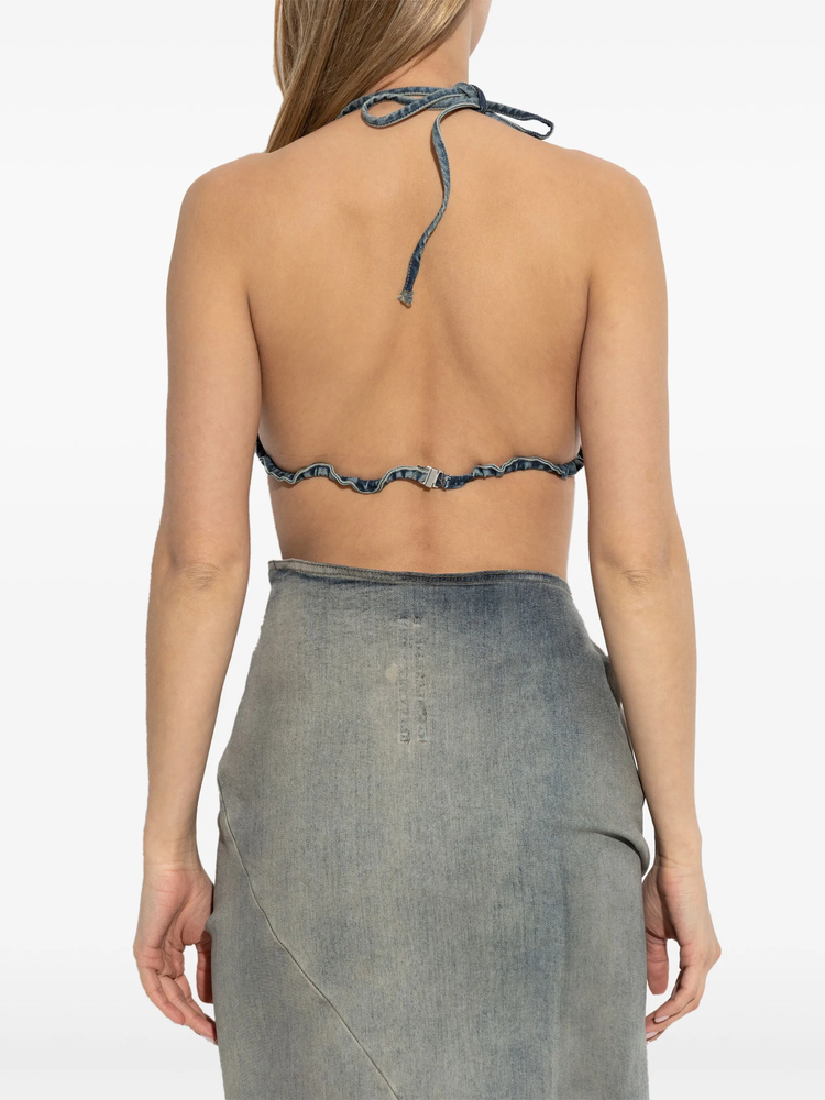 DRKSHDW denim bra
