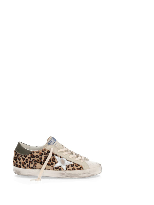 SUPER-STAR CLASSIC WITH LIST HORSY UPPER FABRIC TOE LAMINATED STAR LEATHER HEEL