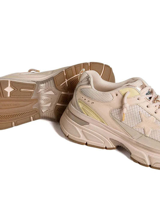 LIGHTSTAR NET LEATHER AND SUEDE UPPER TPU STAR NET HEEL AND SPUR