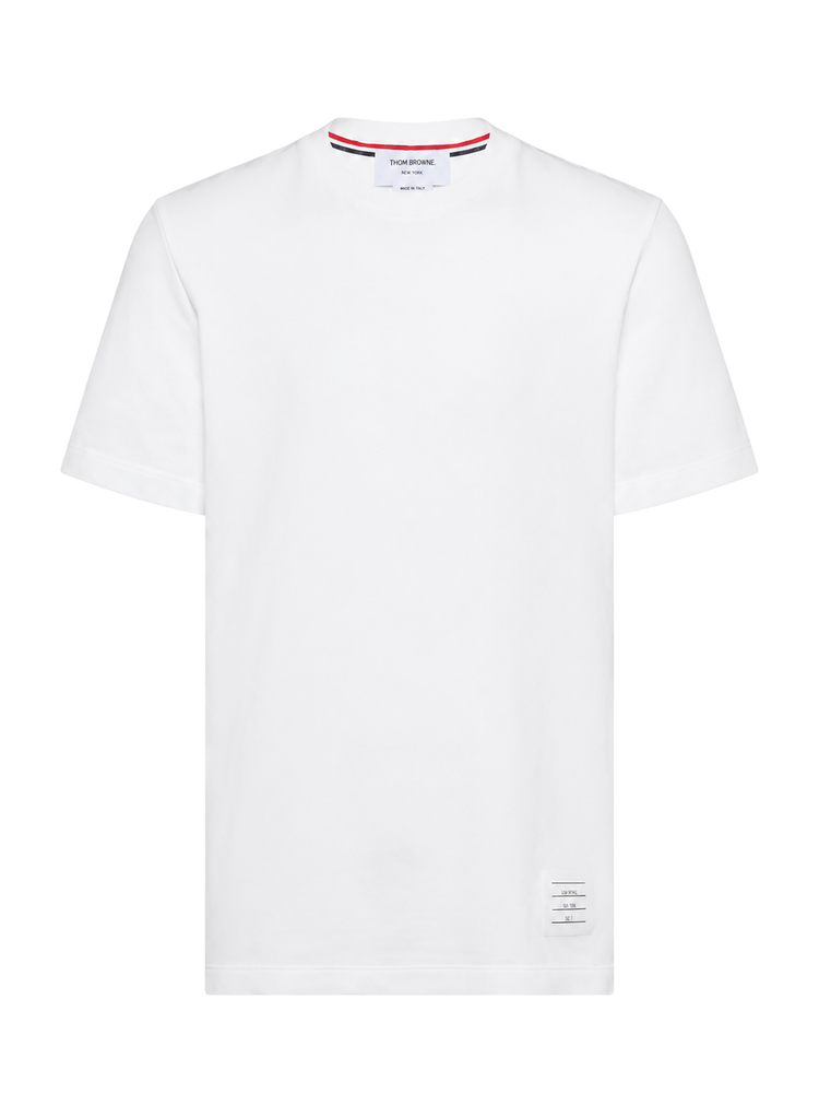 SHORT SLEEVE TEE W/ ENGINEERED 4 BAR STRIPE IN CLASSIC PIQUE