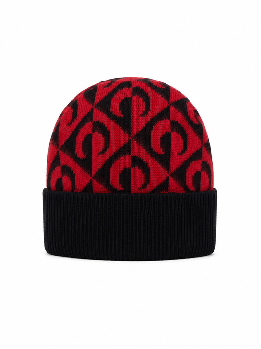 MOON LOZENGE KNIT BEANIE