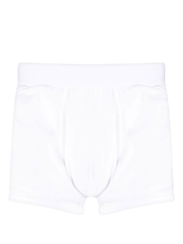 melange-jersey cotton boxers