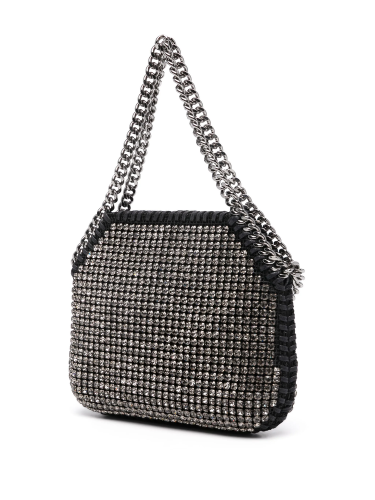 mini Falabella shoulder bag all over crystal