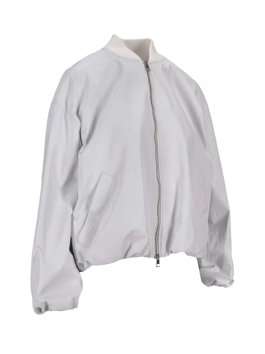 LA ROSE bomber nappa bianco