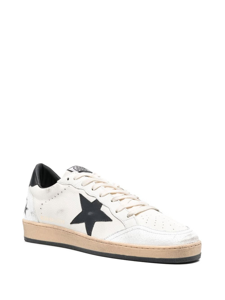 BALLSTAR NAPPA UPPER LEATHER STAR AND HEEL CRACK TOE AND SPUR
