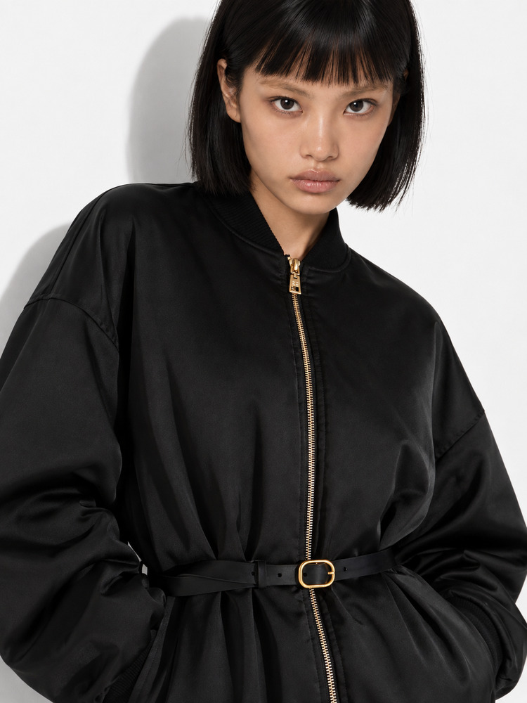 PARKA CON CINTURA