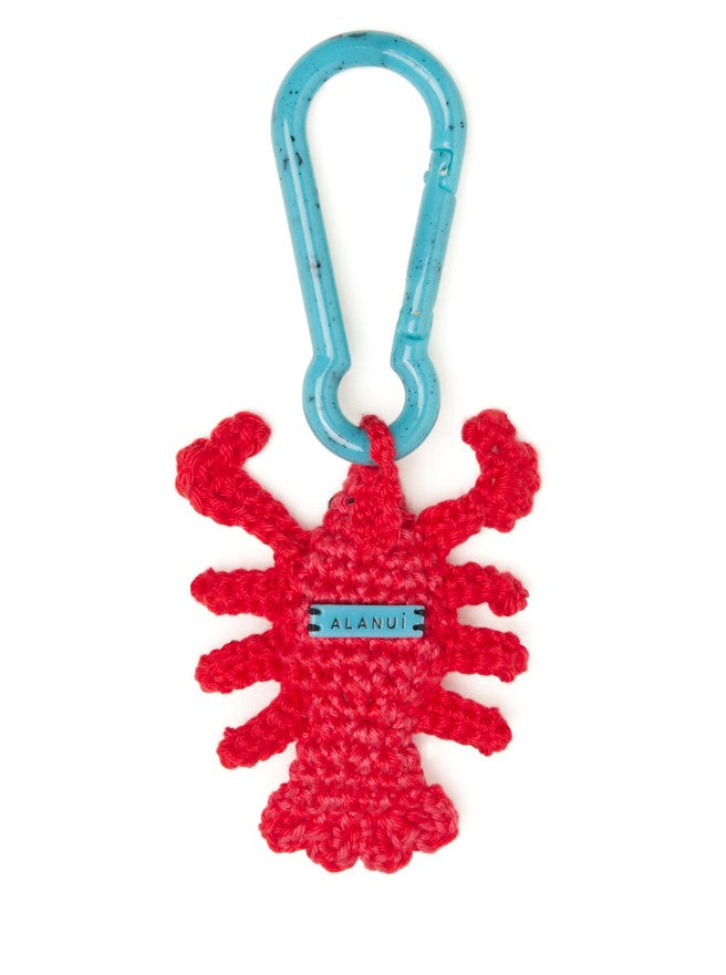 HANDMADE LOBSTER CROCHET KEY RED CORAL R