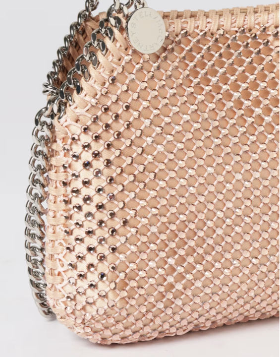 FALABELLA MINI SHOULDER BAG ECO CRYSTAL & MESH