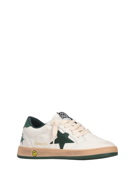 BALLSTAR NAPPA UPPER SUEDE STAR MATT LEATHER HEEL