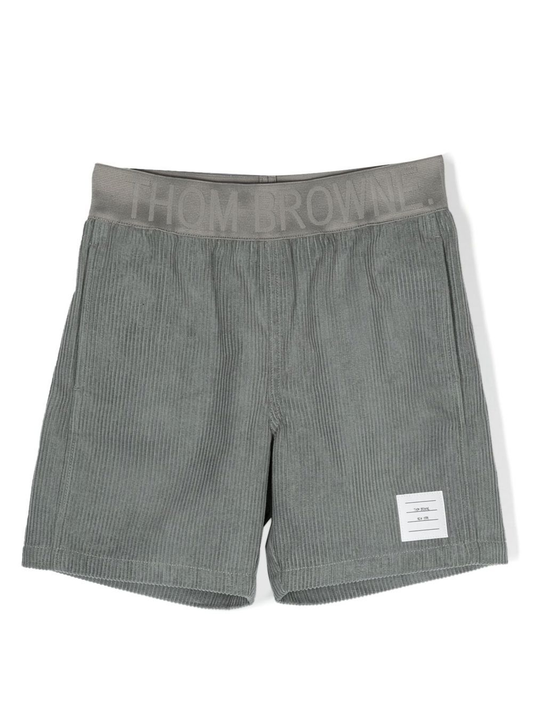 THOM BROWNE SIDE PANEL SHORT IN CORDUROY