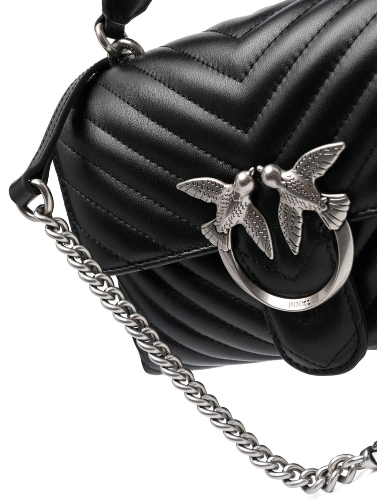 Love Lady Puff mini quilted top-handle bag