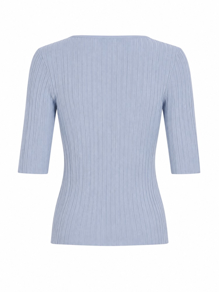 LA ROSE V neck cash/silk cream