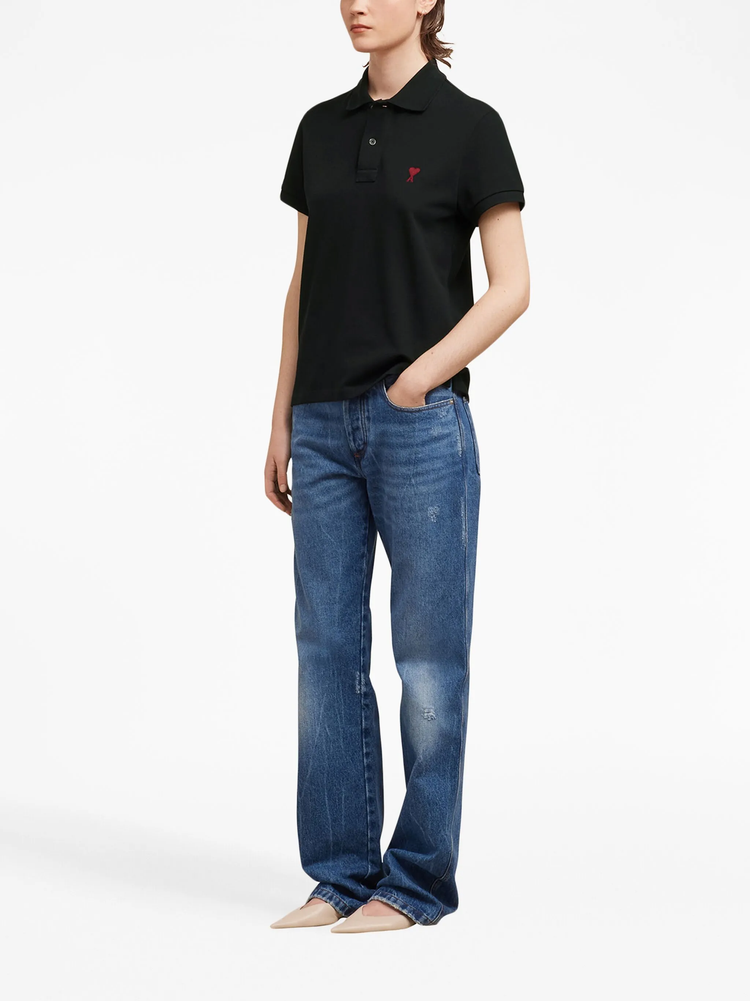 Ami De Coeur organic-cotton polo shirt