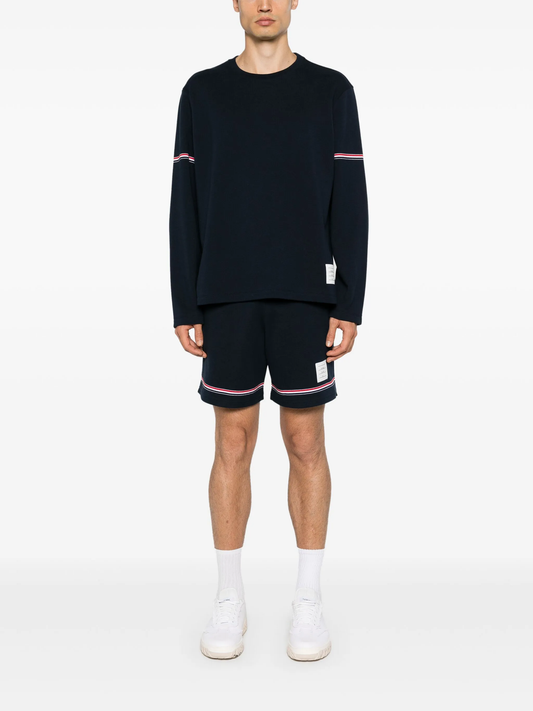 RWB stripe cotton T-shirt