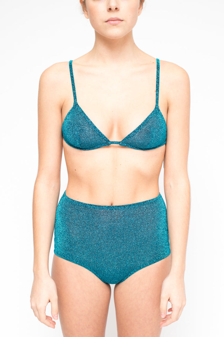 LAURA URBINATI Reggiseno triangolo nudo oro