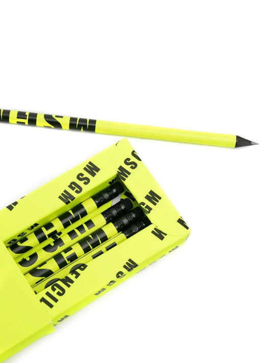 MSGM logo-print pencil set