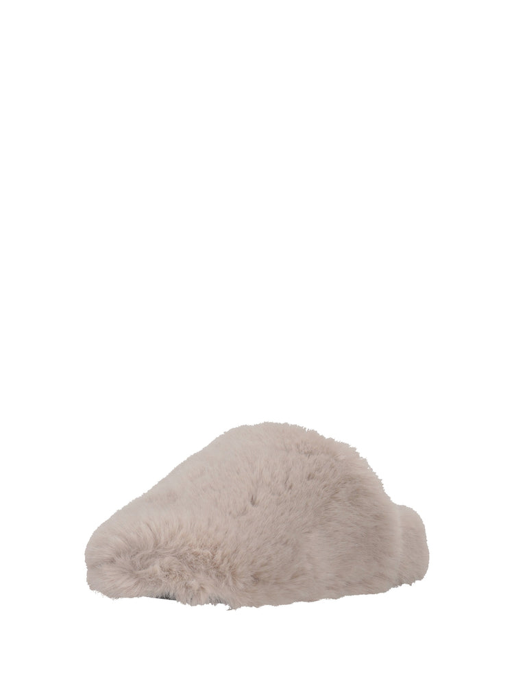 Furry indoor slippers