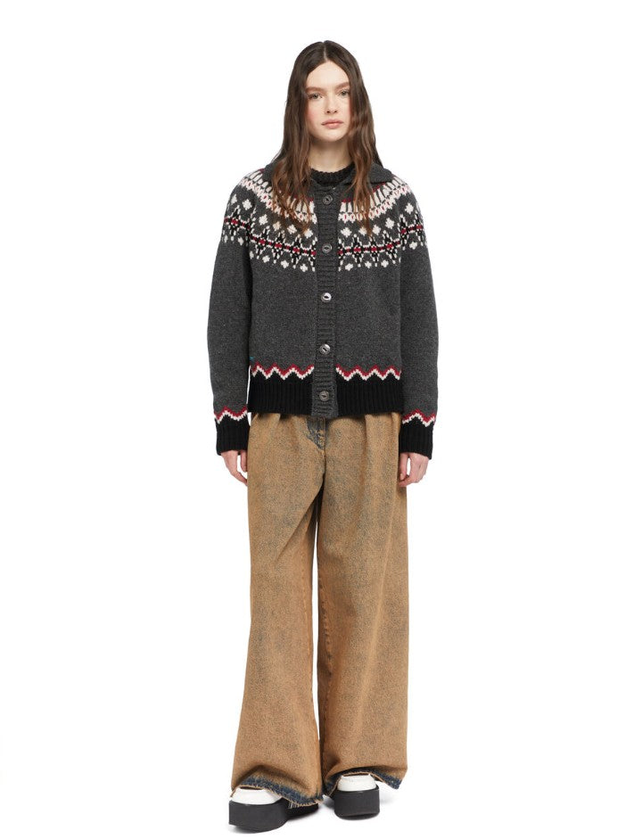 SWEET WINTER JACKET OLIVA/MULTICOLOR