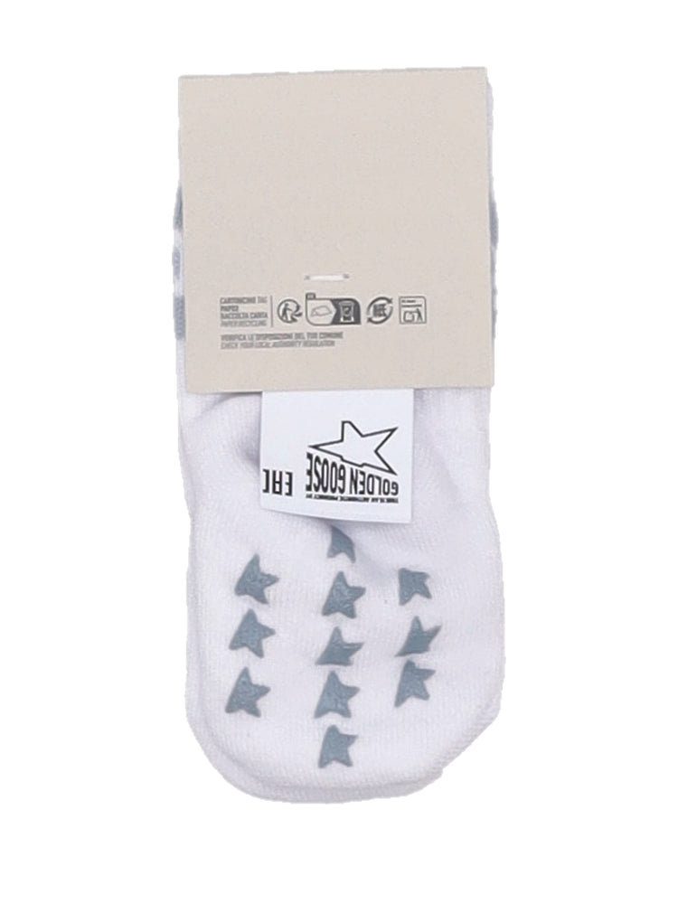 BABY'S SOCKS HIGH RIB/ LOGO STRIPES/ STARS UNDER FOOT
