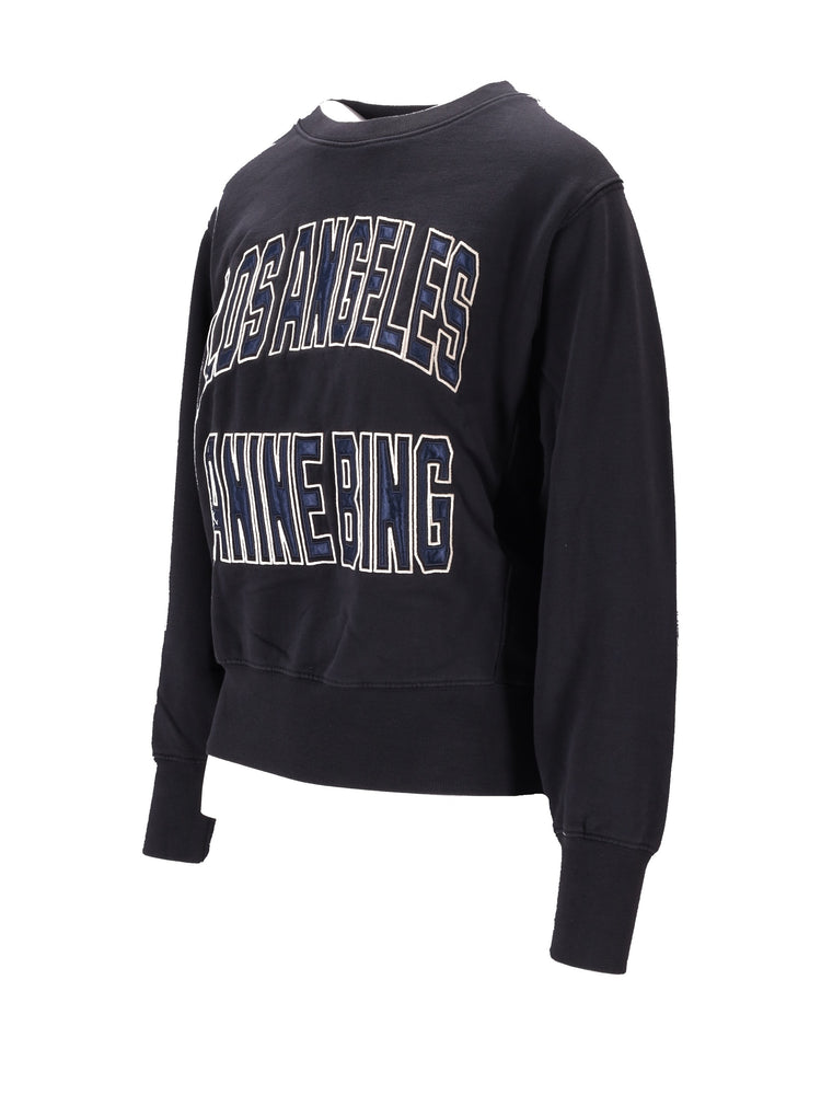 HARRY SHRUNKEN SWEATSHIRT LA - OATMEAL MELANGE